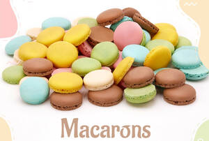 Френски Макарон - черупки готови за употреба Macaron